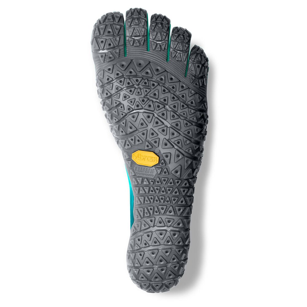 Vibram Five Fingers Womens Trail Shoes - Turquoise/Blue - V-Alpha - 08459-TDOL